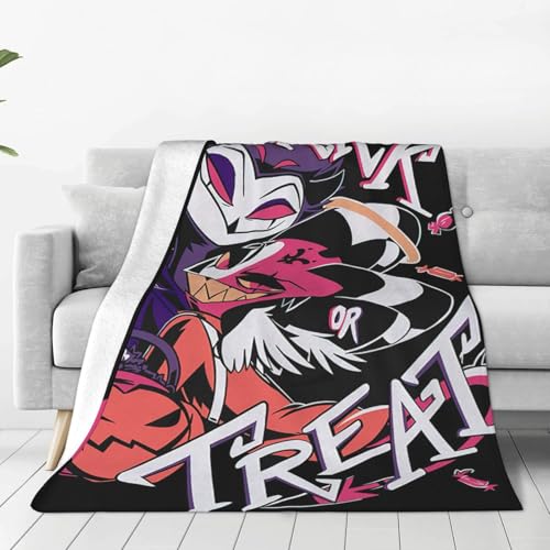 ヘルヴァ・ボス 毛布 ブランケット 大判 フリーサイズ 暖かい 軽量 ふわふわ 一人用 ソファ ベッド オフィス 膝掛け 洗える 秋冬50"x40"