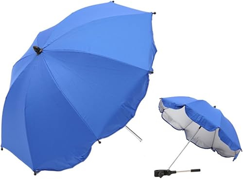 Miniatura 7 de Wakauto Paraguas de cochecito de bebé, 2 piezas, protección solar anti-ultravioleta, paraguas para hombres y mujeres