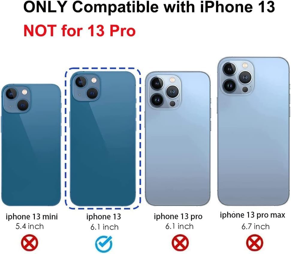 fixerman for iphone 13 screen replacement 6.1 inch, 3d touch lcd display digitizer frame assembly with repair tools - model a2482, a2631, a2633, a2634, a2635 6.1" for iphone 13