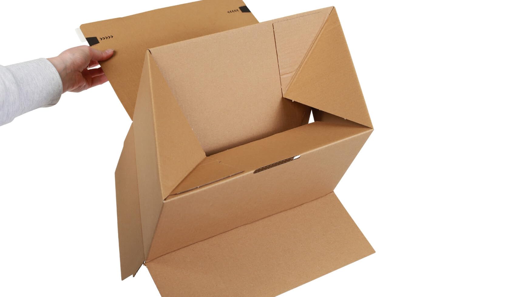 210x Automatikbodenkarton Automatikkarton DHL Paket S 200 x 100 x 102 mm Selbstklebestreifen Braun 195 x 95 x 90 mm (Innenmaß), Blitzbodenkarton