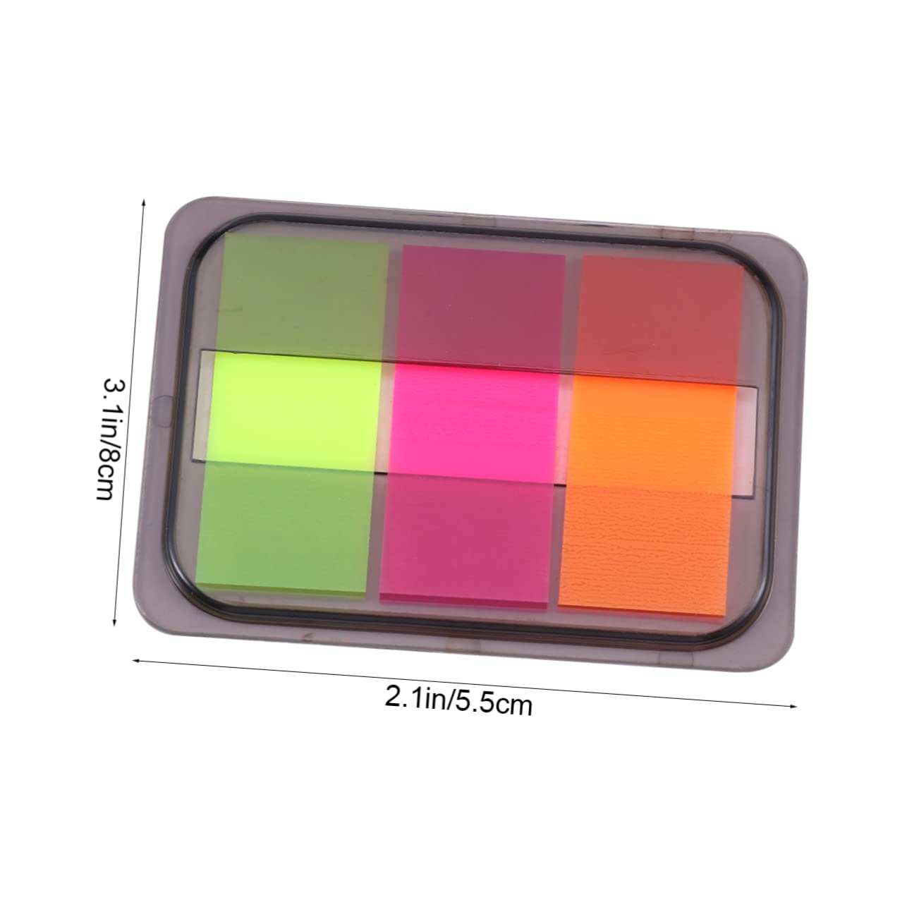 Operitacx 30packungen Neon Haftmarker Farbcodierte Sticky Memo Notizen Für Seitenmarkierung Für Büro Schule Und Zuhause Schreibbare Lesezeichen Leuchtenden Farben