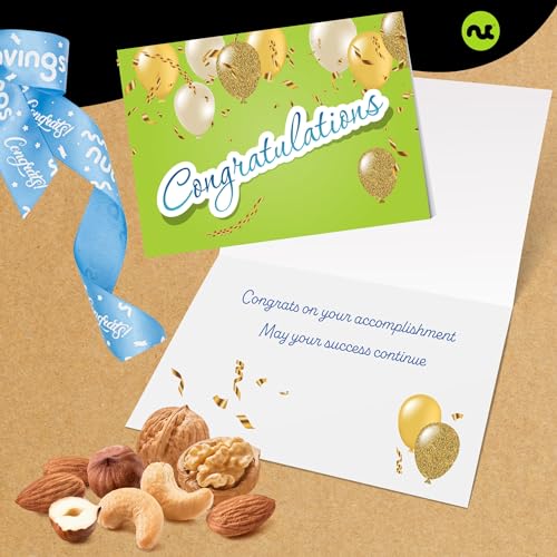 Nut Cravings NUT BOW L - CONGRATS Gourmet Collection - Congratulations Nuts Gift Basket thumb #1