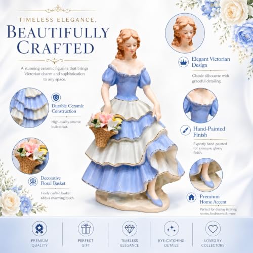 Image of ARMONIA Fairy Tale Princess Ceramic Figurine Home Decor Showpiece|Best Valentine's Day Gift for Girlfriend,Wife & Couples|Anniversary,Wedding & Romantic Gift Item