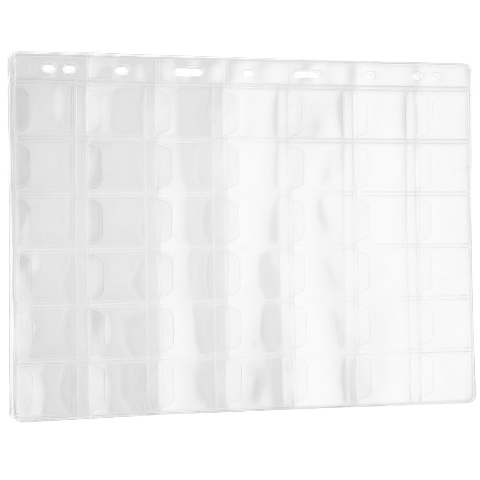 SHINEOFI 10fogli Raccoglitore Monete Trasparente Pagine Per Collezionisti Per Monete Resistente e Durevole Ottimo Per Mostrare e Conservare