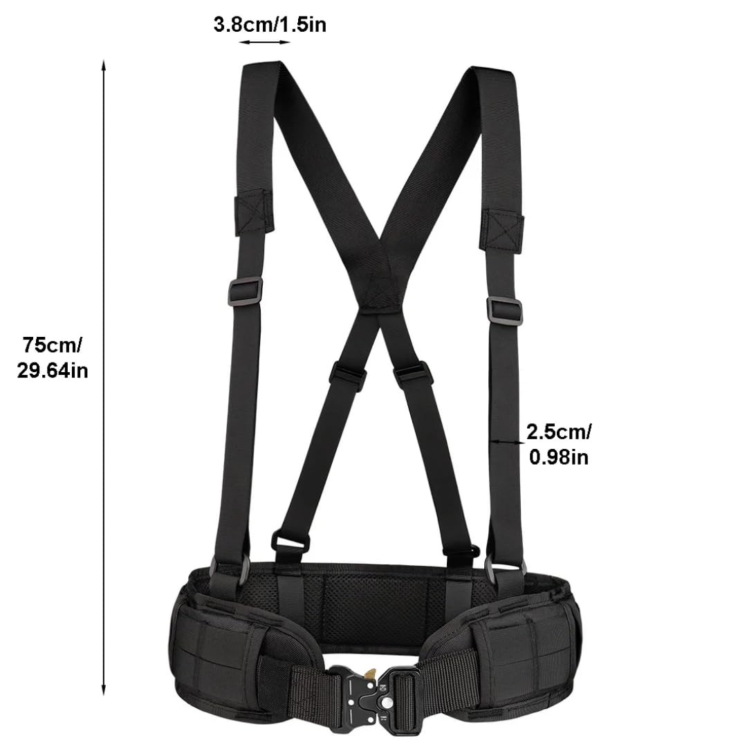 Bretelle Suspender Attrezzatura Cintura in Vita con Bretelle Regolabili Cinghie Libere