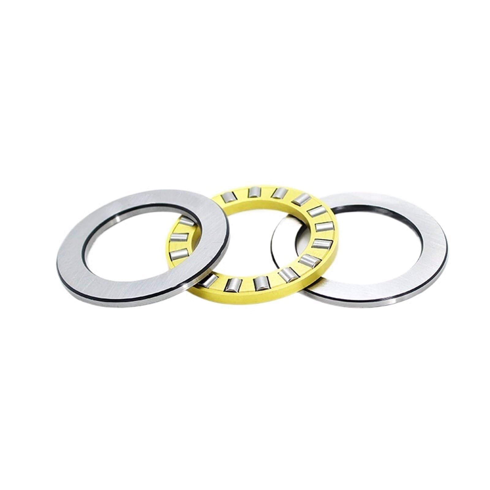 Deep Groove Double Rubber Seal Bearings 1pcs Plane Thrust Cylindrical Roller Bearing 81101 81102 81103 81104 81105 81106m(81102M 15X28X9mm)