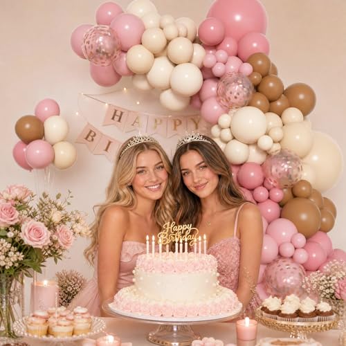 Image of Amandir 153 Pcs Boho Balloon Arch Garland Kit