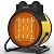 SISUPASSIE Outdoor Heaters for Patio, 1500W Portable Garage Heater with Overheat Protection & 3S Fast Heating, Non-Slip Cushion, Electric Space Heater for Patio, Garage, Greenhouse, Bedroom, Yellow