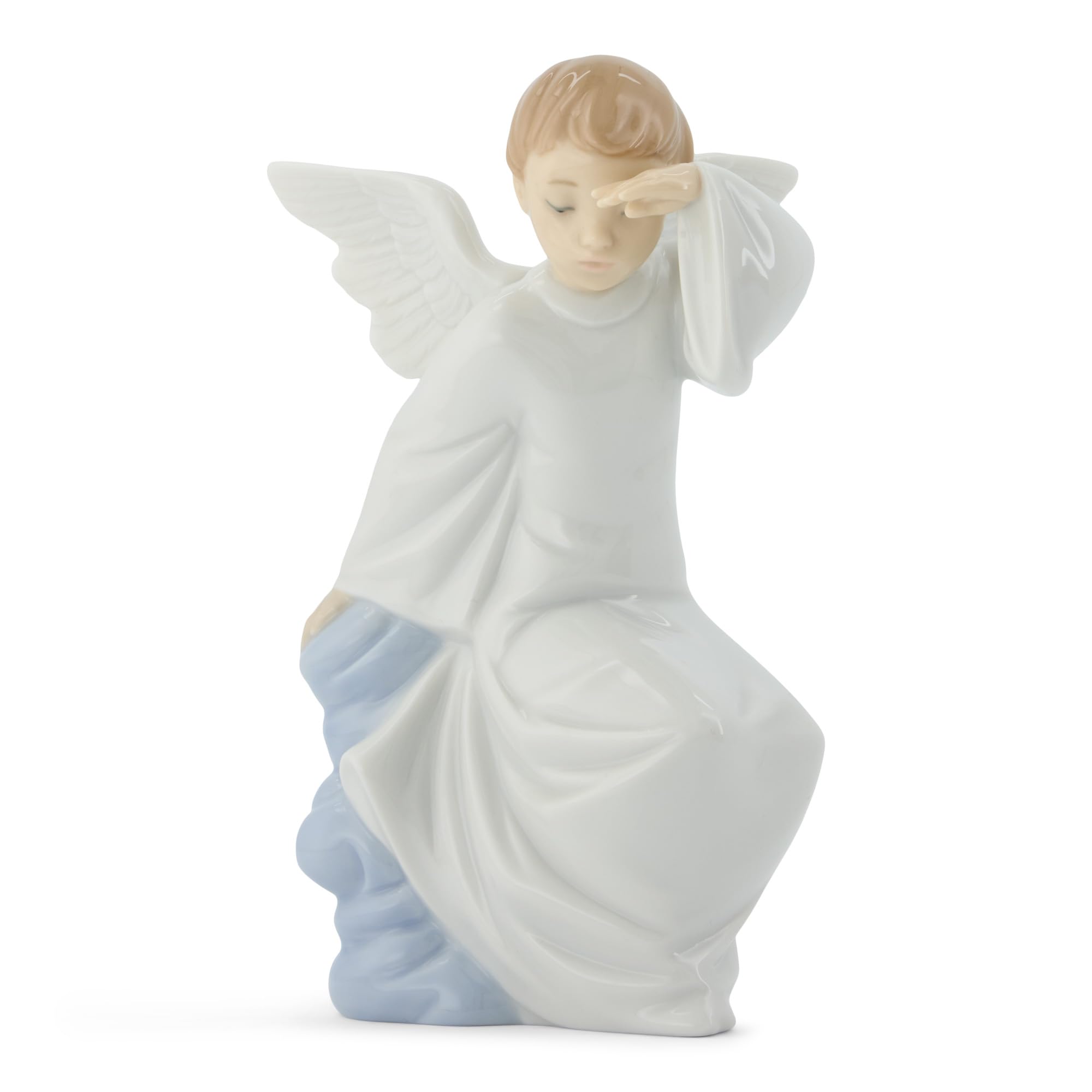 NAO Watching Over You.porcelanowa figurka anioła stróża.
