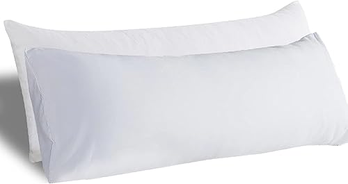 WhatsBedding Almohada de cuerpo completo almohadas de cuerpo completo para adultos almohada lateral larga transpirable para dormir 20 x 54 pulgadas