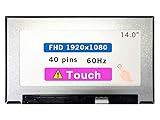  Écran de remplacement pour Dell Latitude 14 7420 14 pouces FHD 1920 x 1080 40 broches LCD écran tactile panneau d\'affichage