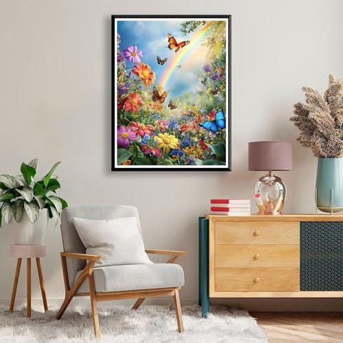 Diamond painting papillon 40x50 cm pour décorer votre salon