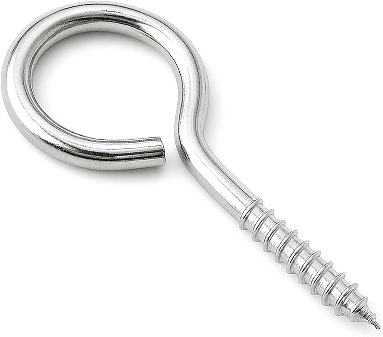 NACX M4 Eye Screws, 304 Stainless Steel Bolts, Hooks Ring Self Tapping Screws, 10PCS