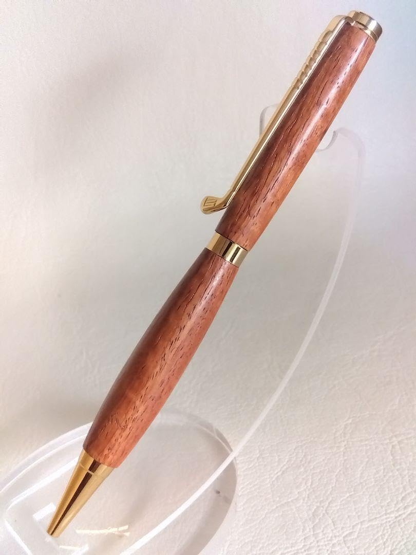 307花梨木軸ボールペン ⑧Dハンドメイド木軸シャーペン花梨瘤蜜蝋