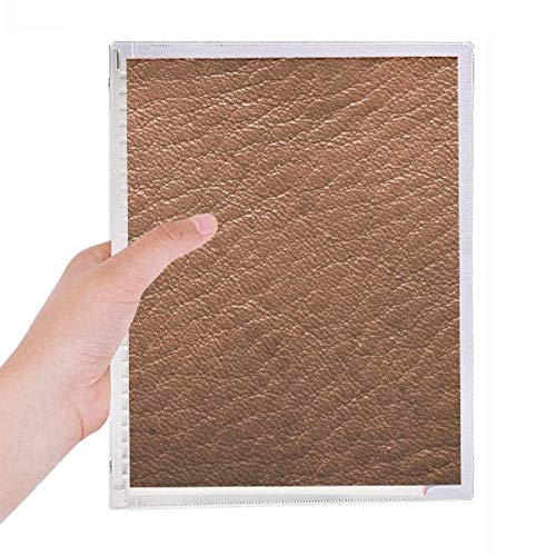 Carnet de notes en cuir marron, l'agenda rechargeable idéal à offrir pour un anniversaire