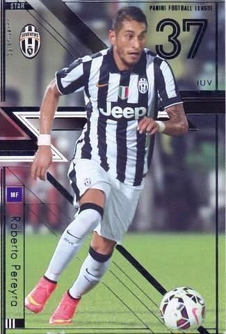 Amazon Co Jp Pfl09 St ロベルト ペレイラ ユベントス パニーニフットボールリーグ Panini Football League 15 01 Pfl09 014 ホビー 通販