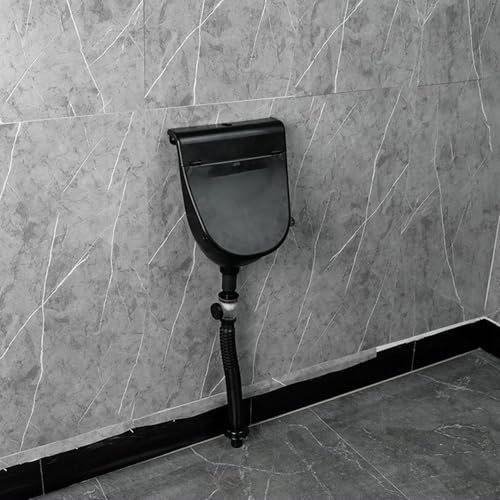 Urinario de pared con tapa y divisor de antiderrames ajustable 2