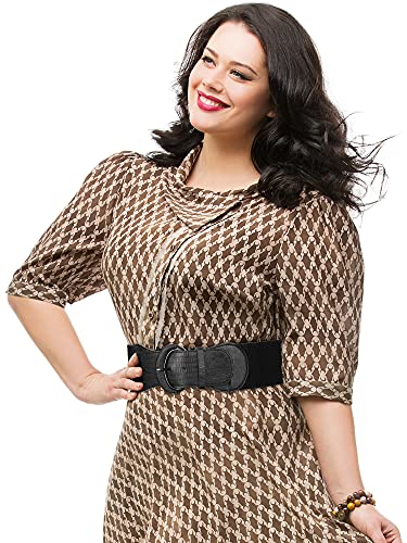 Satinior 3 Pieces Women Wide Belt For Dresses Women Dress Belt Stretchy Cinch Belt Leather Elastic Belt For Ladies Dress Decoration #TOP3