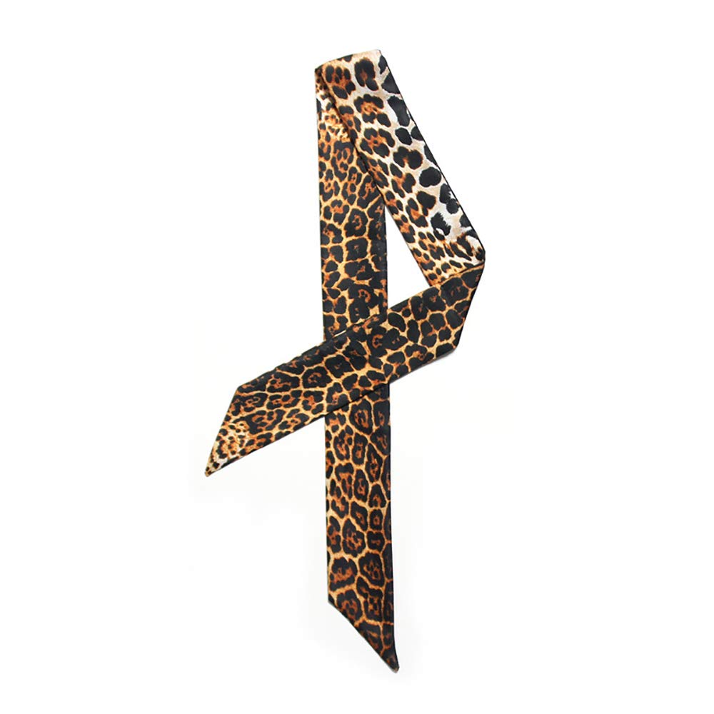 6 uds. Creative Leopard Grain Series Bolso Bolso Manija Cinta Bufanda Cabeza Banda Cuello Bufanda Pañuelo Pañuelo Bufanda Regalos de Moda, Multicolorido 5
