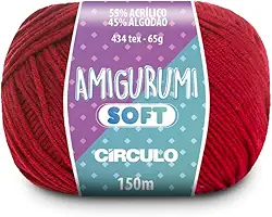 Linha Amigurumi Soft - Circulo - croche e trico (3635-Paixao)