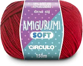 Linha Amigurumi Soft - Circulo - croche e trico (3635-Paixao)