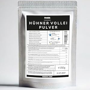 Volleipulver 250g Eipulver Eier Pulverisiertes Eierpulver Ei Trockeneipulver Whole Egg Powder von Foozia