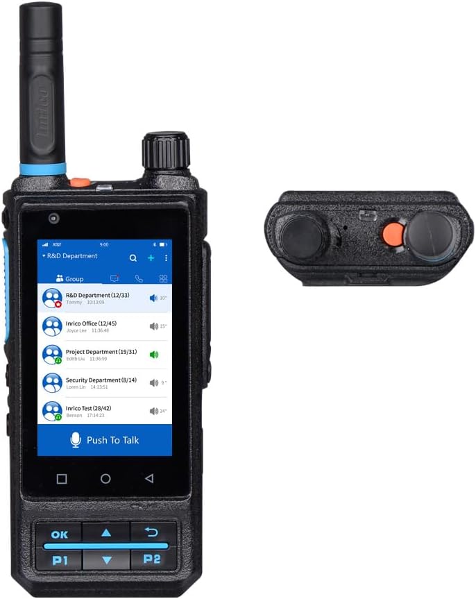 New Inrico S200 4G Network Radio Android Mobile 2 Way Radio GPS Wireless Support Zello, Real PTT Gloable Call Unlocked Touch ScrennRadio