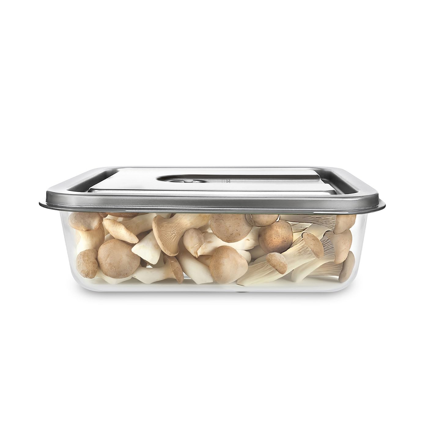Caso VacuBoxx Inox XL 4.5 - Contenitore per alimenti sensibili alla pressione e liquidi, senza BPA, lavabile in lavastoviglie, congelatore