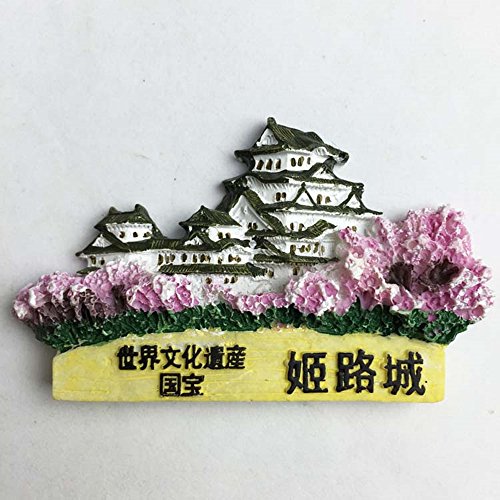3D Himeji jo kyoto Japan Souvenir fridge magnet, Home & kitchen decoration Japan refrigerator magnet