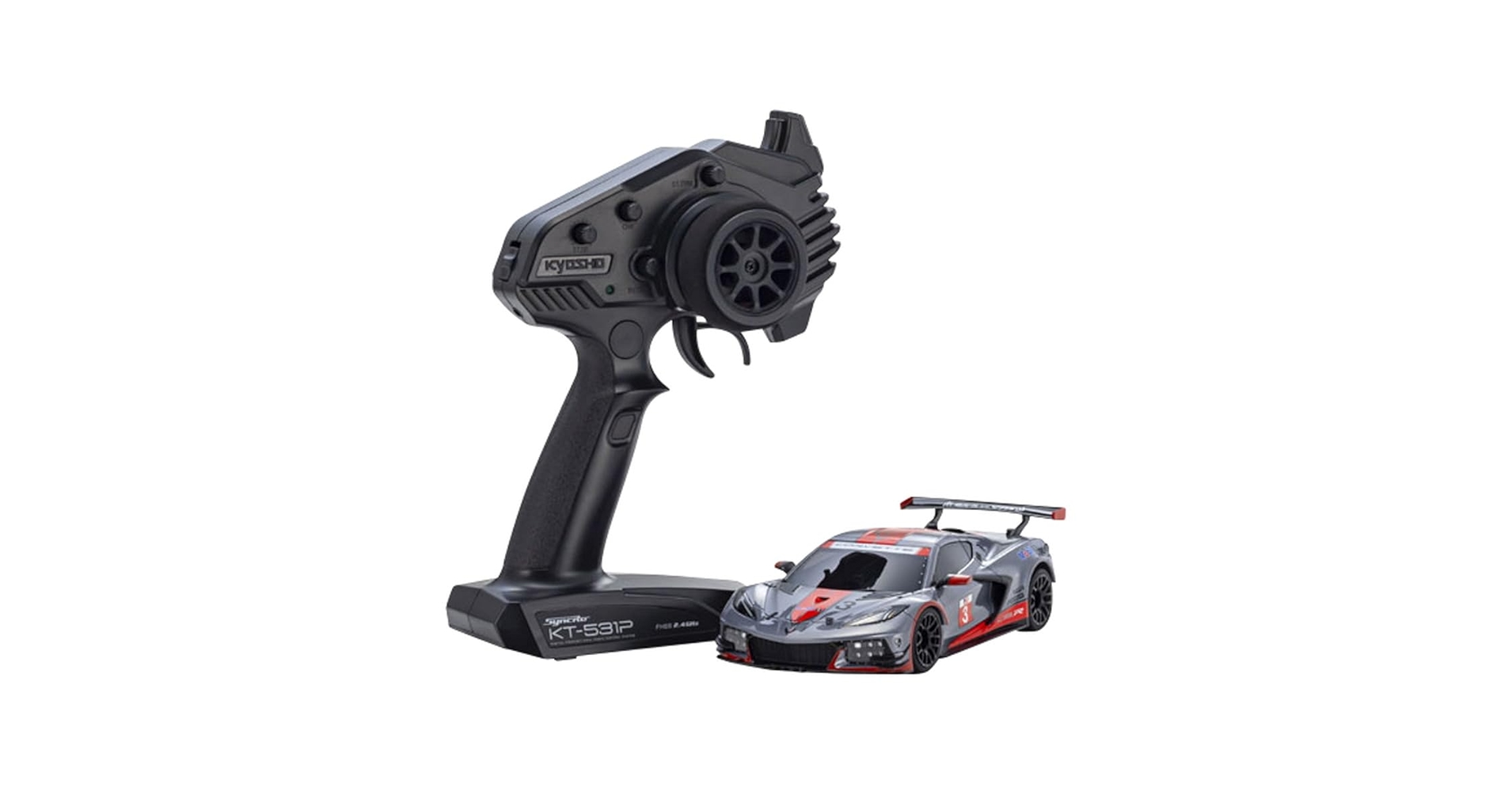 京商 MR04RWD r/s シボレーコルベット C8.R ガンメタル ホワイト Amazon.co.jp: 京商 MR04RWD r/s シボレーコルベット C8.R
