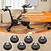YIBEICO Upgrade Exercise Bike Support Foot Pads for Peloton Bike, Stainless Steel 3/8