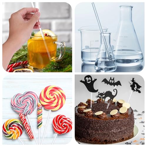 25 Fiberglasstangen,Acryl-Rundstab Transparent Lichtleiter Wiederverwendbar Glasrohr Lichtleiter Und Architektonische Gestaltungselemente,Geeignet für Jeden Schnitt(3 MM x 30 CM)