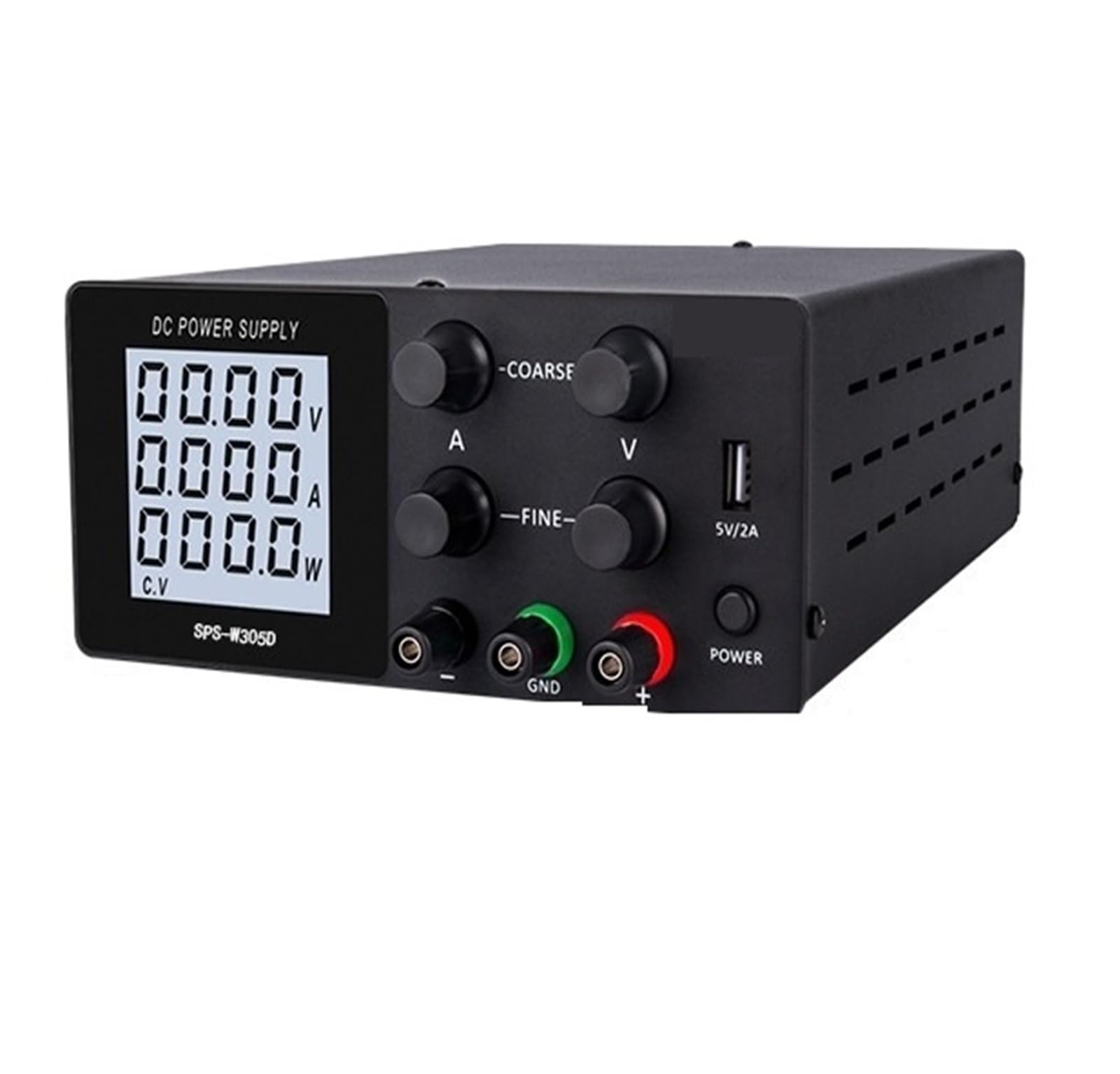 Schaltnetzteil, DC Labor Netzteil 30V 10A 5A 60V Einstellbare Spannung Regler Schalt Versand, für CCTV, LED-Lichtstreifen, Radio(Black,220V)