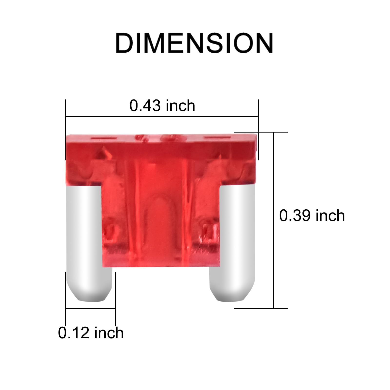 MuHize Low Profile Mini Fuse Kit - 140-Piece Low Profile Blade Fuses(2/3/5/7.5/10/15/20/25/30/35 AMP) with Puller Tool for Car Truck SUV Motorcycle | Anti-Slip Grip Design
