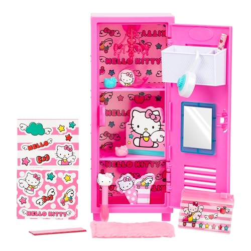 REAL LITTLES Hello Kitty&reg; Micro Locker with Over 15 Tiny Surprises Inside! Customize and Decorate...
