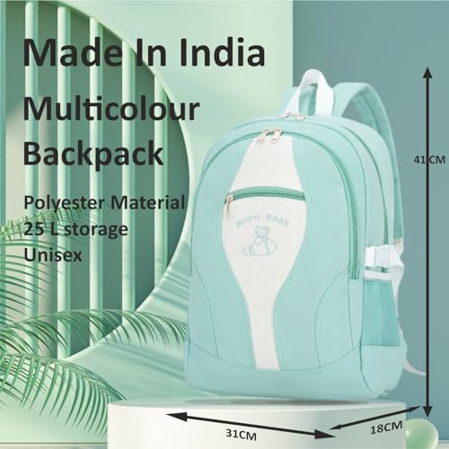 Image of Tinytot 30 Litre Japanese Korean Style School Bag Water-Resistant Laptop & Travel Backpack - Unisex Large 18 Inches Multipurpose Student Backpack for Boys & Girls, Men & Women