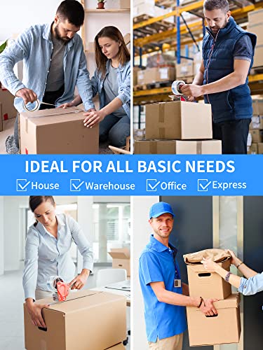 Jarlink Upgraded Version Clearer Packing Tape 12 Rolls, Heavy Duty Packaging Tape For Shipping Packaging Moving Sealing, 2.7Mil Thick, 1.88 Inches Wide, 60 Yards Per Roll, 720 Total Yards #TOP5