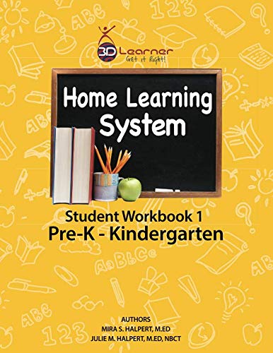 Amazon.com: 3D Learner Home Learning System Student: Workbook 1 Pre-K ...