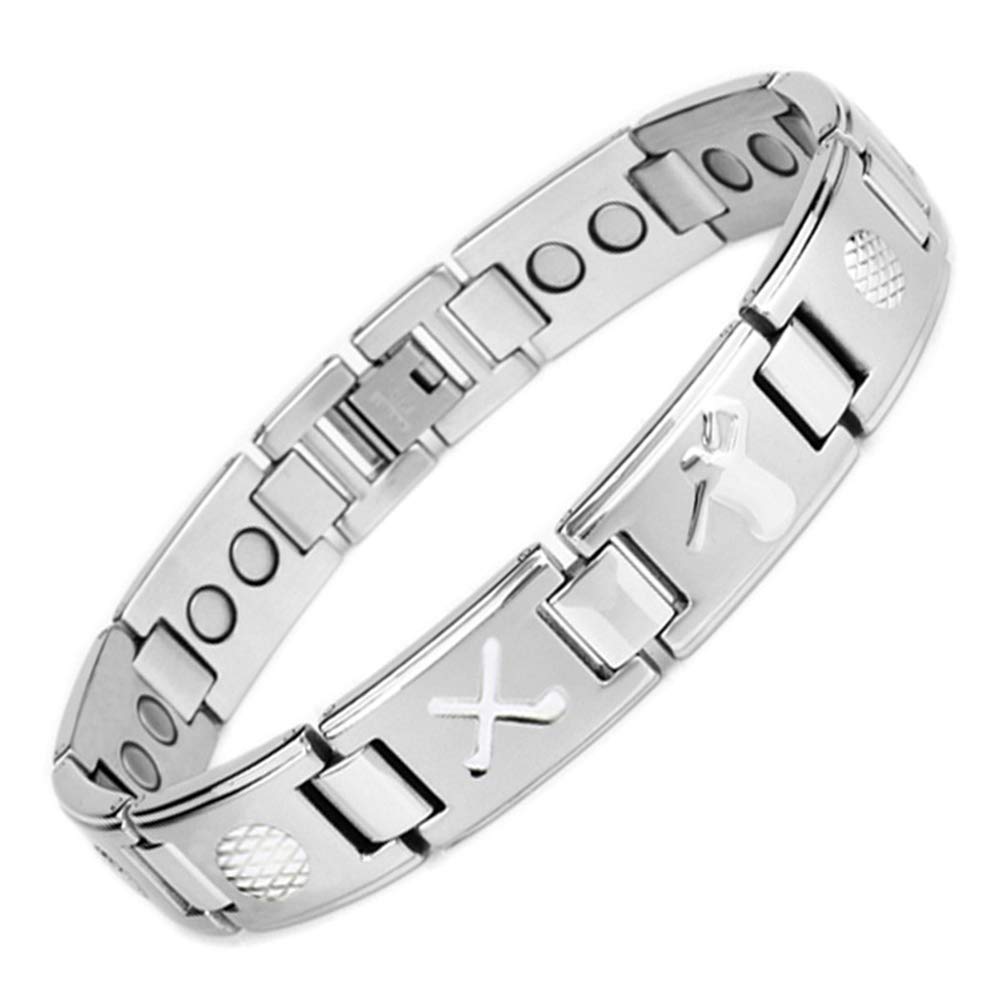 Mode Titan Stahl Armband, Handgelenk poliert Panzerkette Kettenarmband Schmuck Exquisiter Accessoire, Tolles Geschenk, für Herren, 1 Stück Exquisit, Steel