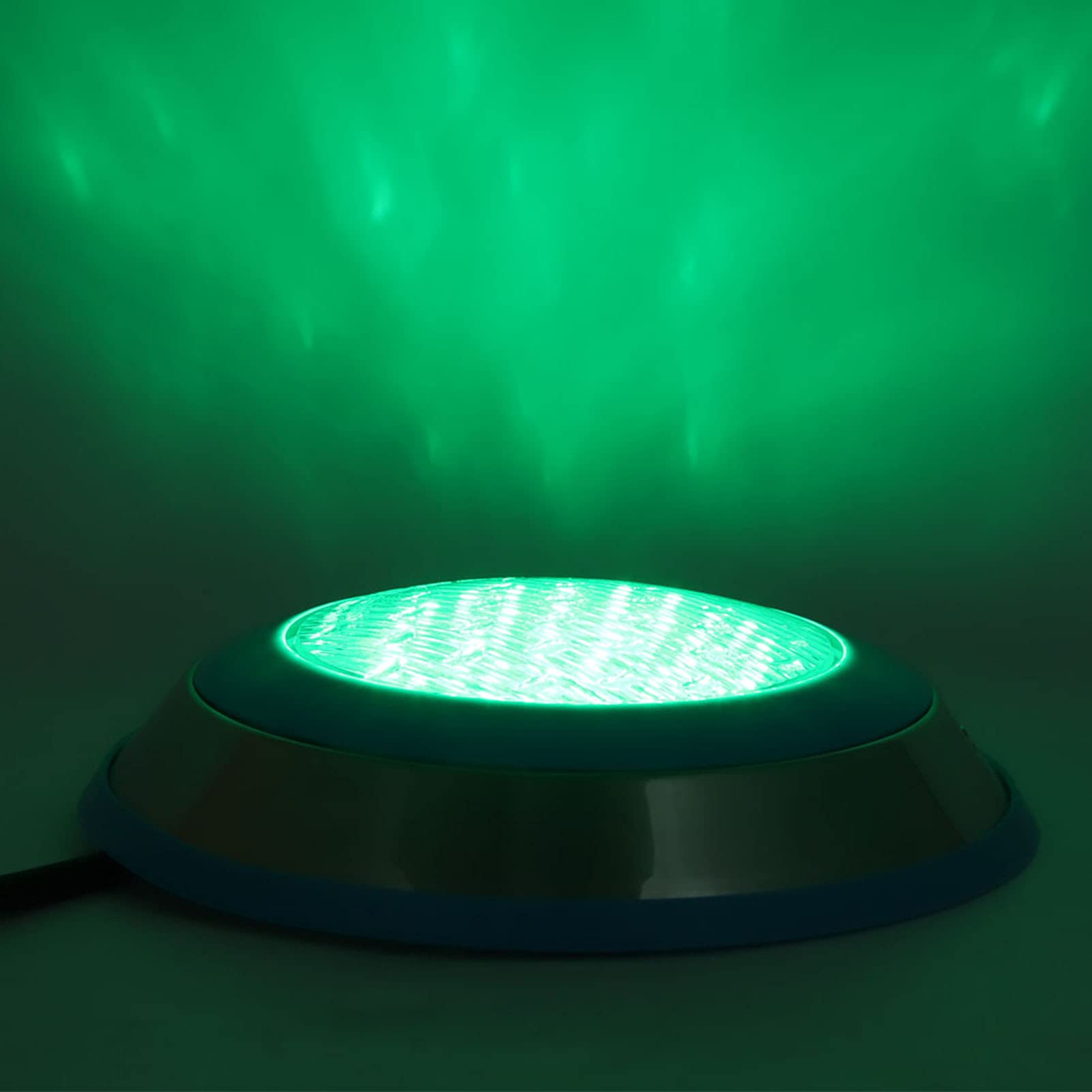 Garosa Lampada Subacquea in Acciaio Inossidabile IP68 Impermeabile, Lampada Subacquea a Parete a LED da 15W per Fontane da Piscina, Controllo RGB con Telecomando, Voltaggio Sicuro AC12V