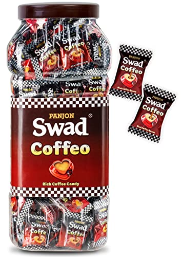 Image of Swad Candy Jar | Ayurvedic, Authentic & Khatti Mithi Toffee (Coffee),350 G