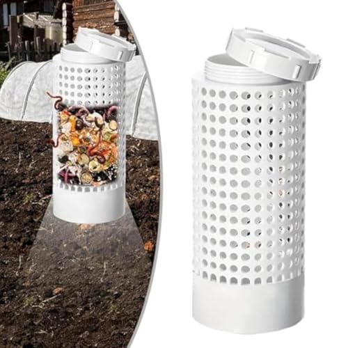 Compostador para residuos de jardín y cesta de lombrices enterrable 7