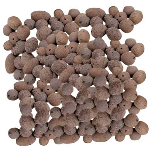 jojofuny Ceramsita de Drenaje Absorbente 1 Kg Paquete Arcilla Expandida Porosa 05-1 CM para Jardinería y Cultivo sin Suelo Material Transpirable para Macetas y Plantas