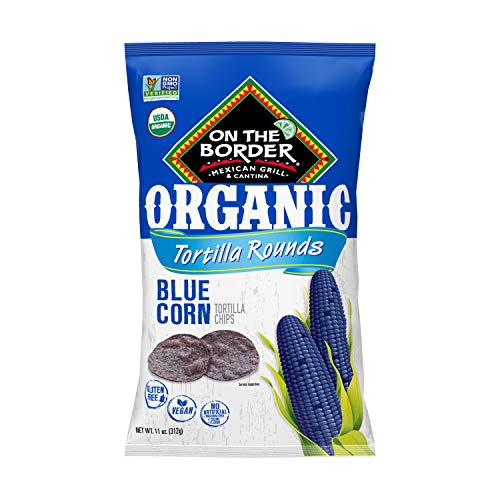 On The Border Organic Blue Corn Tortilla Rounds - 11oz, 7 Count