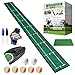 ゴルフマット パターマット 練習用マット パット練習 オートリターナー・アプローチマット・ゴルフボール・スポンジボール 8点 13点