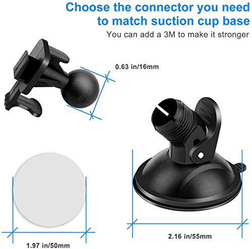 QveeQ Suction Mount for APEMAN Dashcam