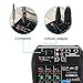 A4 4 Channels Audio Mixer Sound Mixing Console With Bluetooth USB Record 48V Phantom Power Monitor Paths Plus Effects Use for home music production, Webcast, K song