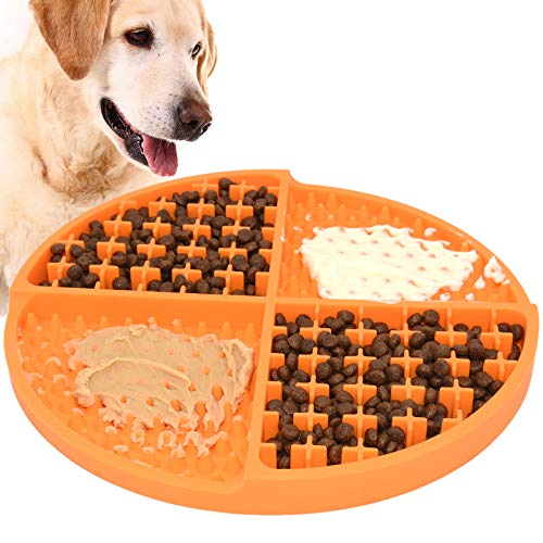 Bangp Licking Mat for Dogs and Cats,Dog Slow Feeders,Boredom Anxiety Reduction,Heavy-Duty Puzzle Mat...