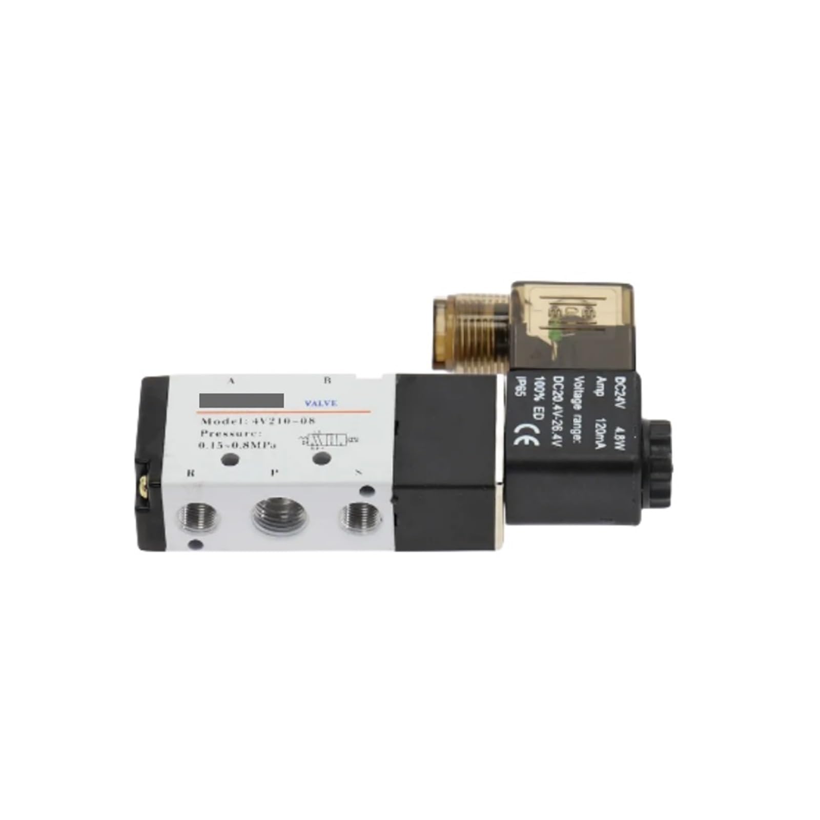 Électrovanne pneumatique 4V310-10 AC220V à haute durabilité avec corps en aluminium