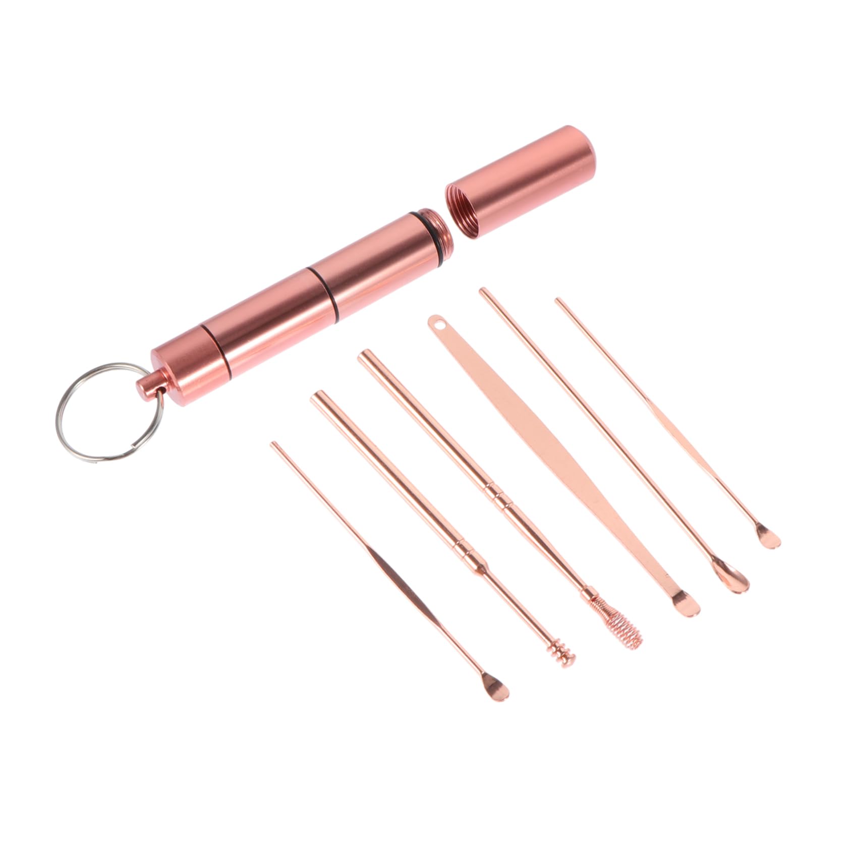 1set Portable Ear Wax Removing Tool Ear Spoon Kit Convenient Durable and Lightweight for Personal Care